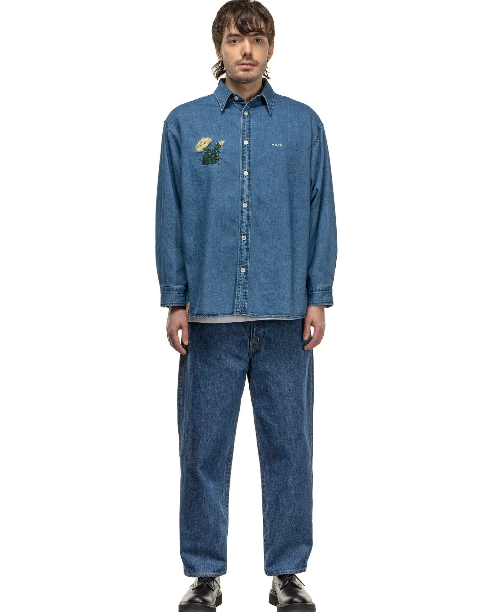Allman/Ls/Cotton. Denim. Cacto Indigo