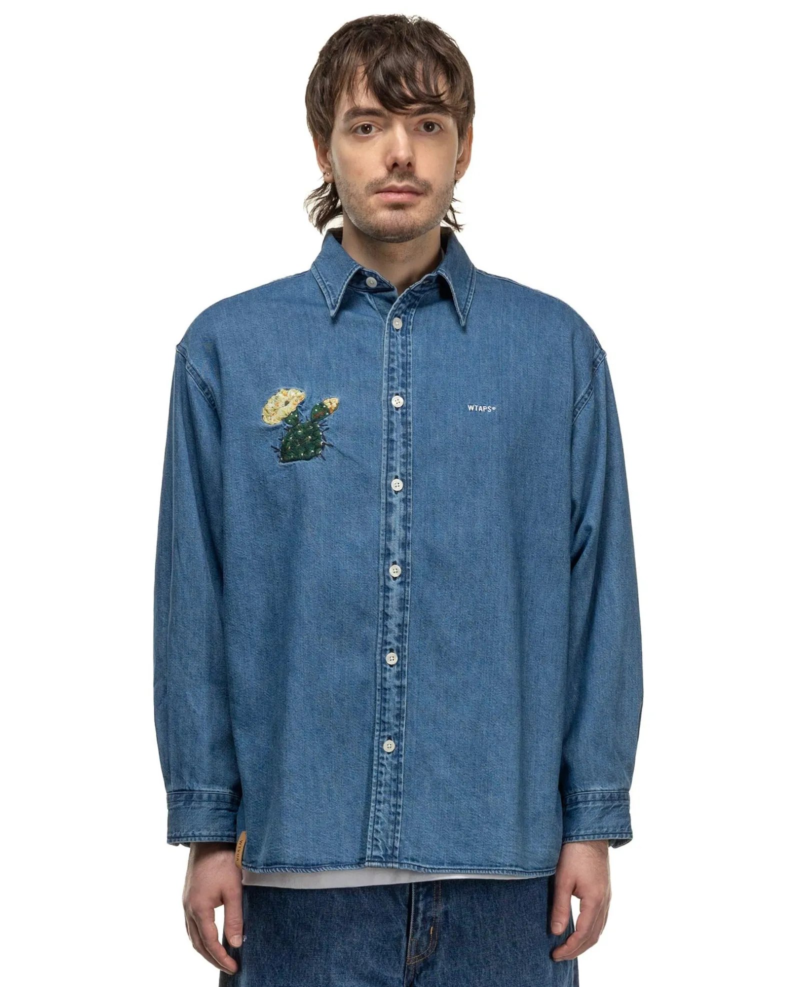Allman/Ls/Cotton. Denim. Cacto Indigo