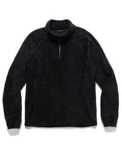 Ascent Zip Neck-Polartec® Alpha® Direct Poly Fleece Black