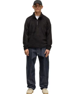 Ascent Zip Neck-Polartec® Alpha® Direct Poly Fleece Black