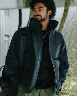 Ascent Zip Neck-Polartec® Alpha® Direct Poly Fleece Black