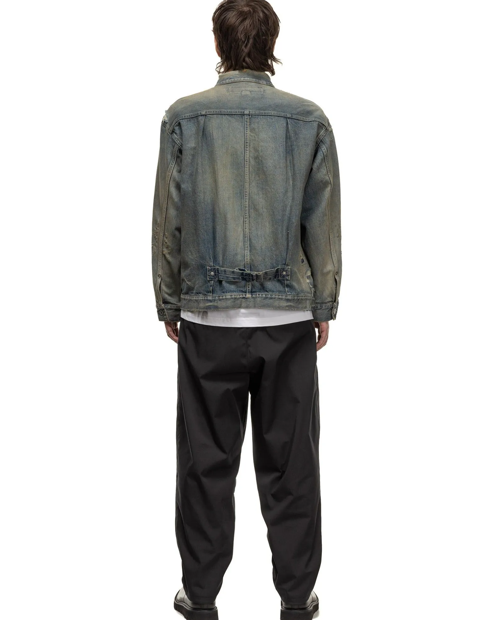 Baggysilhouette Easy Pants Black