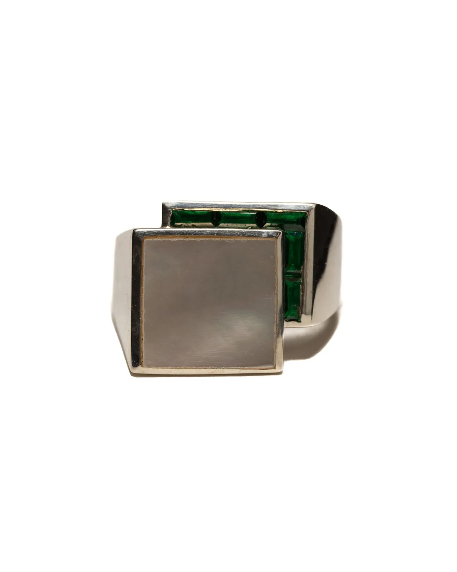 Barrington Signet Silver 925/Mother Of Pearl/Topaz