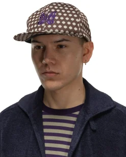 Baseball Cap-Poly Jq. Polka Dot