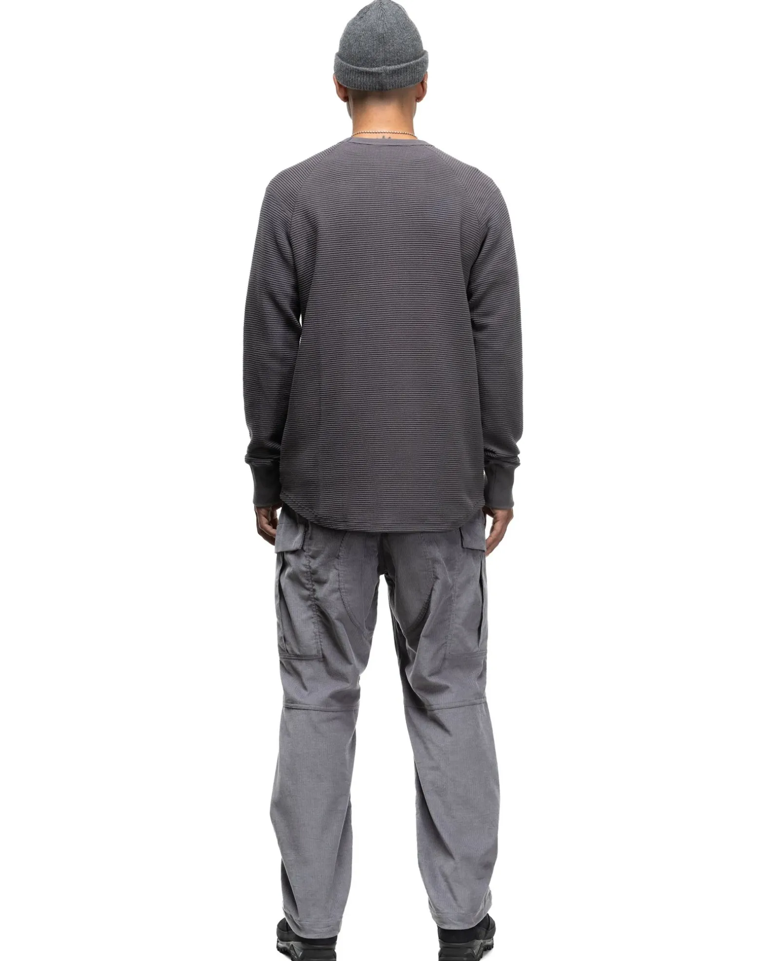 Base Crewneck-Flatback Thermal Cotton Iron