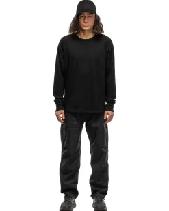 Base Crewneck-Merino Wool Terry Black