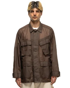 Bdu Jacket Nylon Micro Ripstop Dk Brown