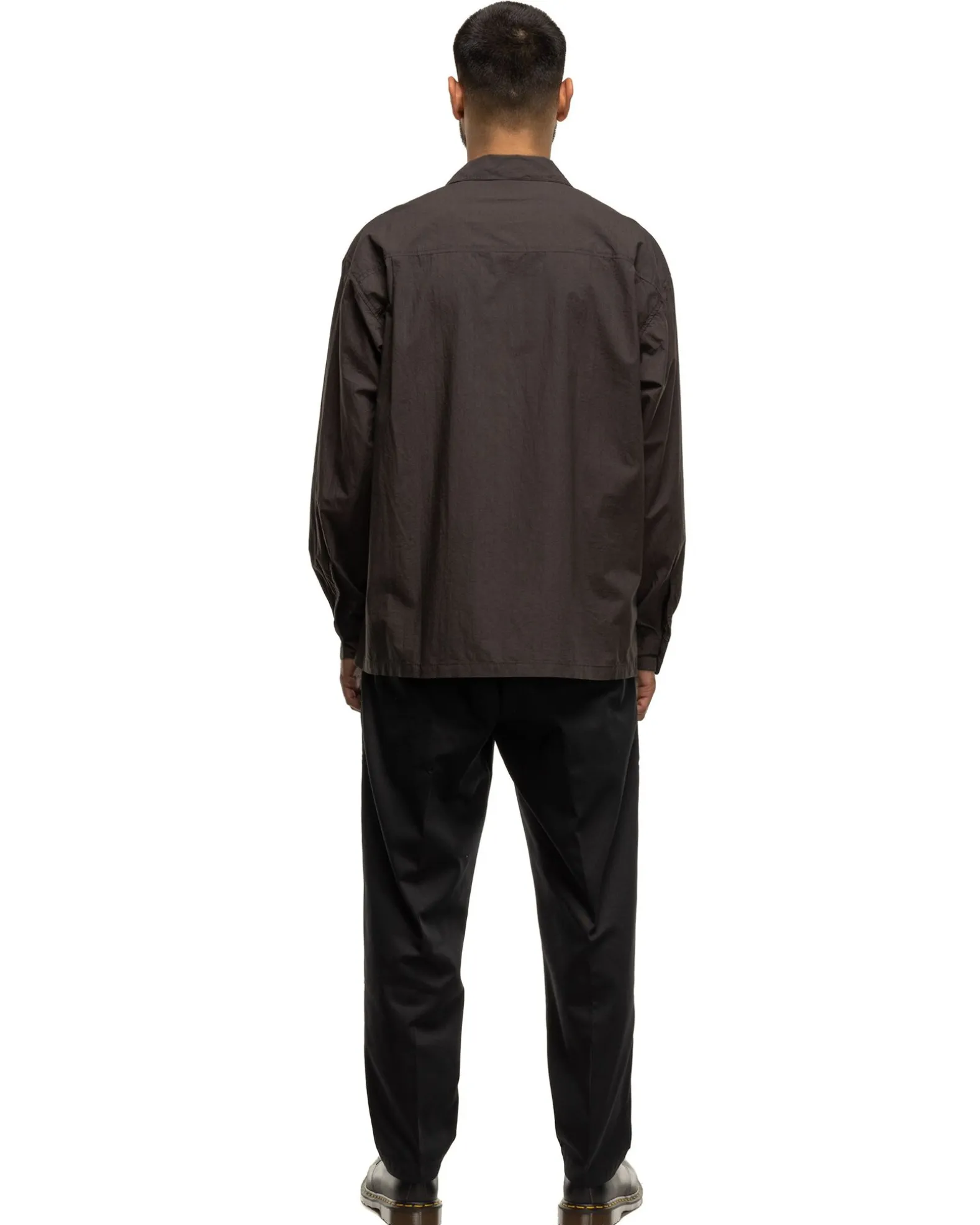 Bicolor Shirt Ls Charcoal