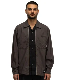 Bicolor Shirt Ls Charcoal