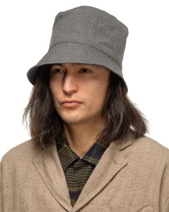 Bucket Hat Pc Hopsack Grey