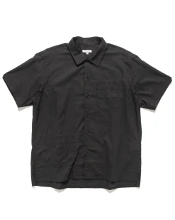 Camp Shirt Cotton Handkerchief Black