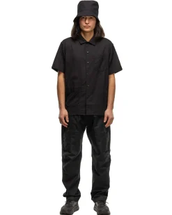 Camp Shirt Cotton Handkerchief Black