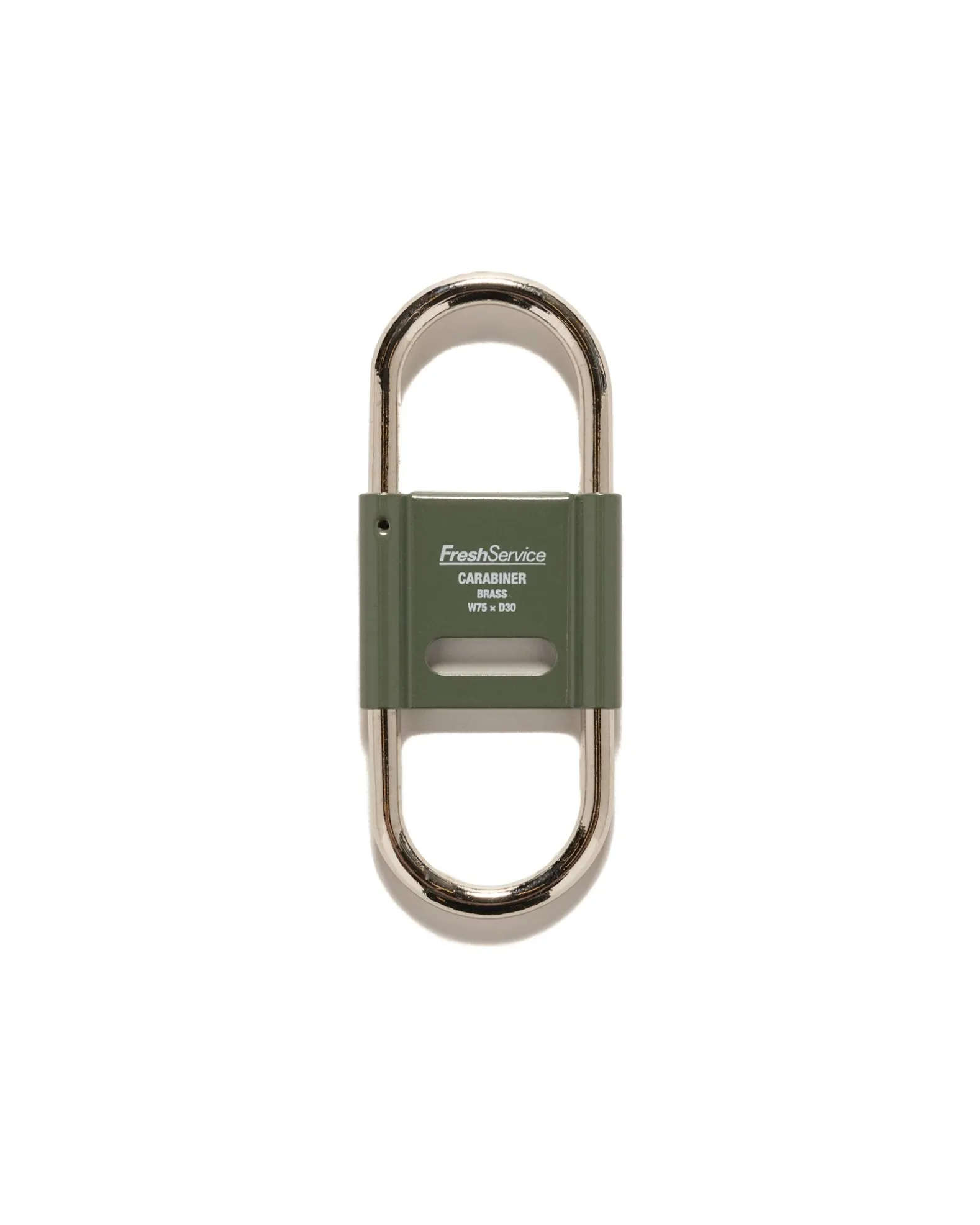 Carabiner Keyring Khaki
