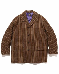 Car Coat-Ac/W Mall Tweed Black