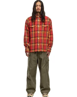 Check Shirt Orange