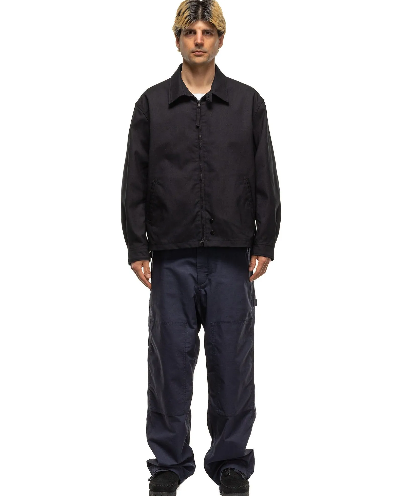 Claigton Jacket Pc Hopsack Dk Navy