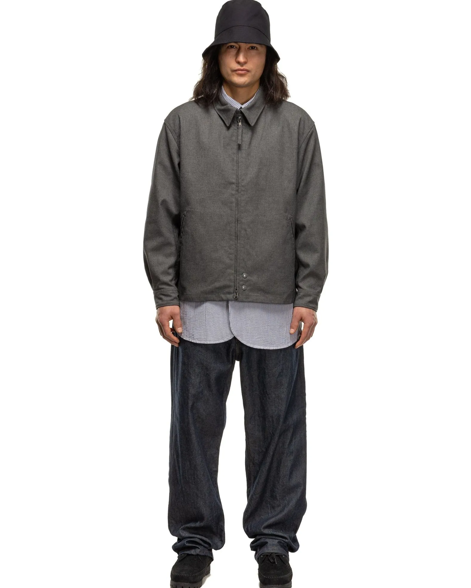 Claigton Jacket Pc Hopsack Grey