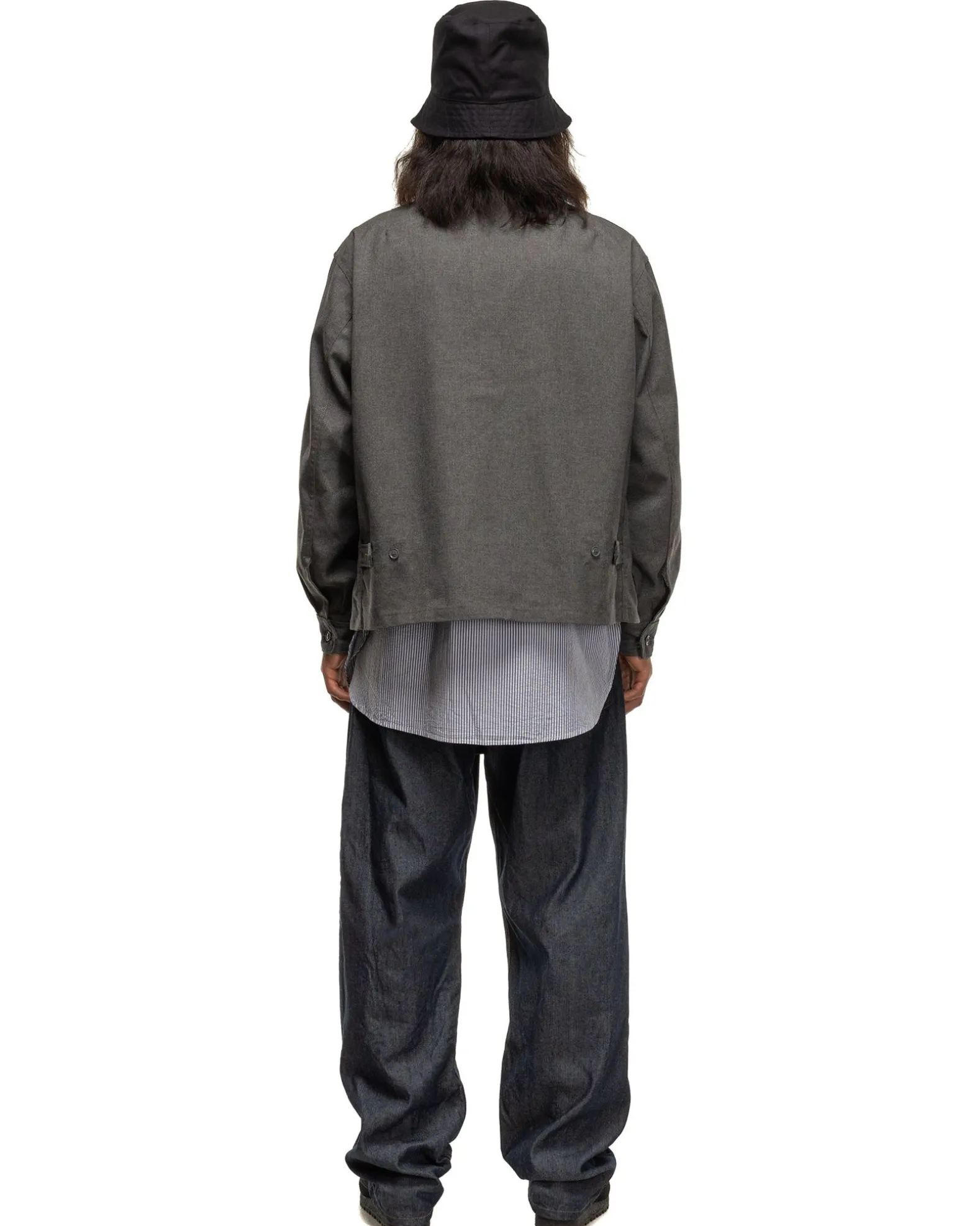 Claigton Jacket Pc Hopsack Grey