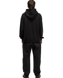 Classic Sweat Parka Ls Black