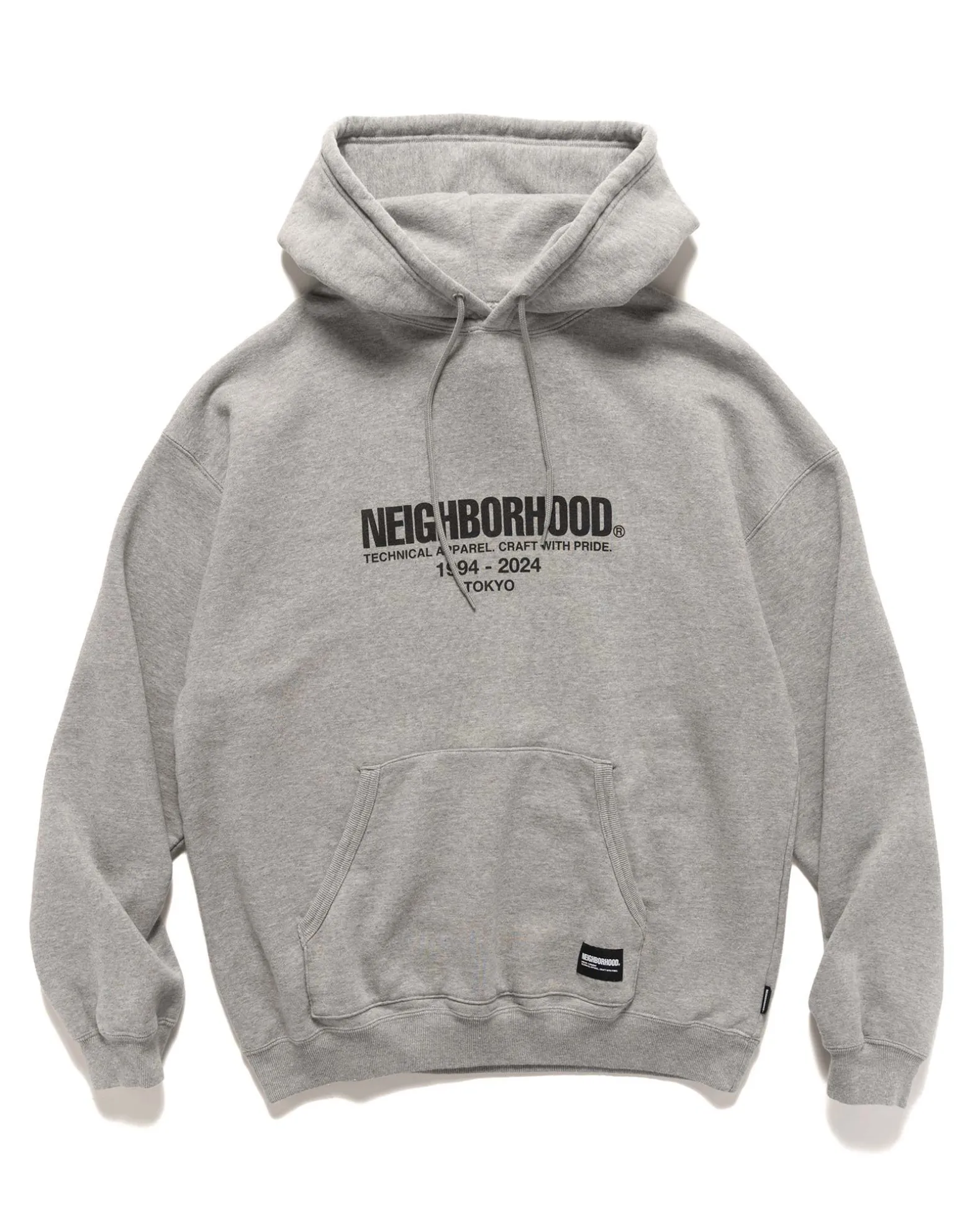 Classic Sweat Parka Ls Grey