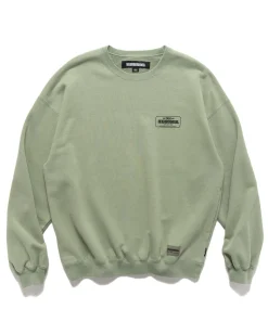 Classic Sweat Shirt Ls Sage Green