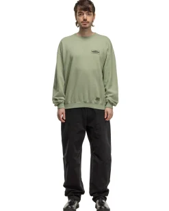 Classic Sweat Shirt Ls Sage Green