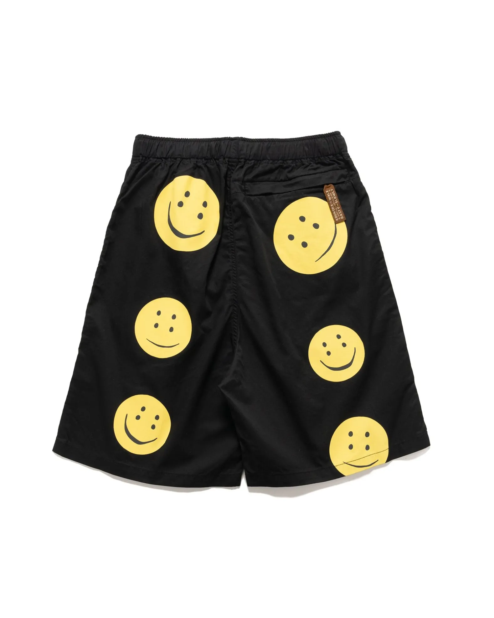 Combed Burberry Easy Shorts (Rainbowy) Black X Yellow