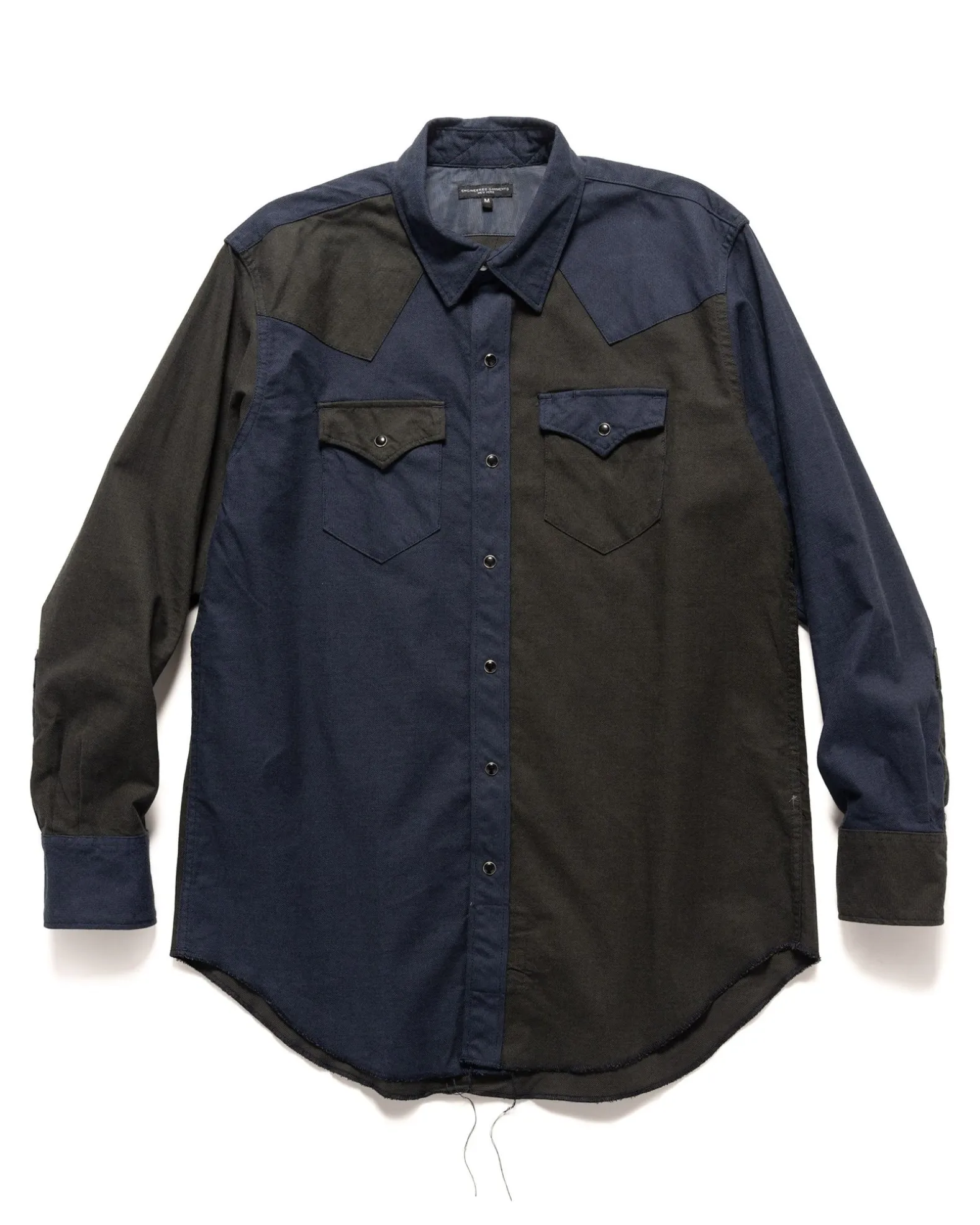 Combo Western Shirt Cotton Oxford Twill Navy