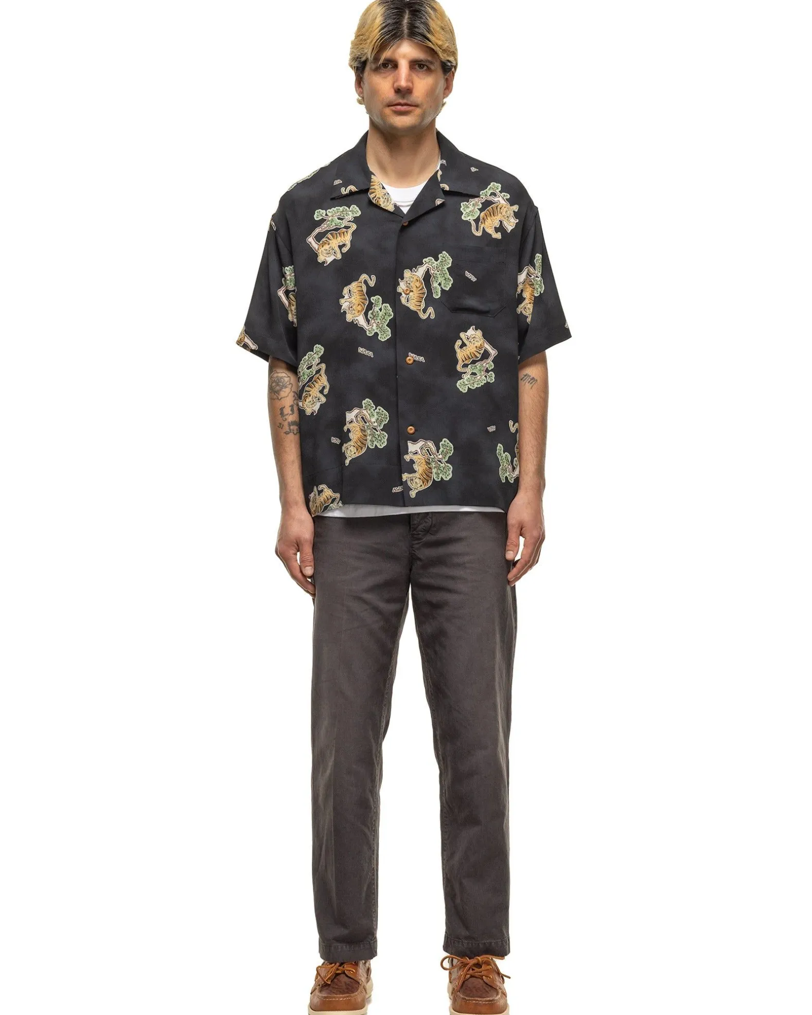 Copa Shirt S/S Tora (Silk) Black