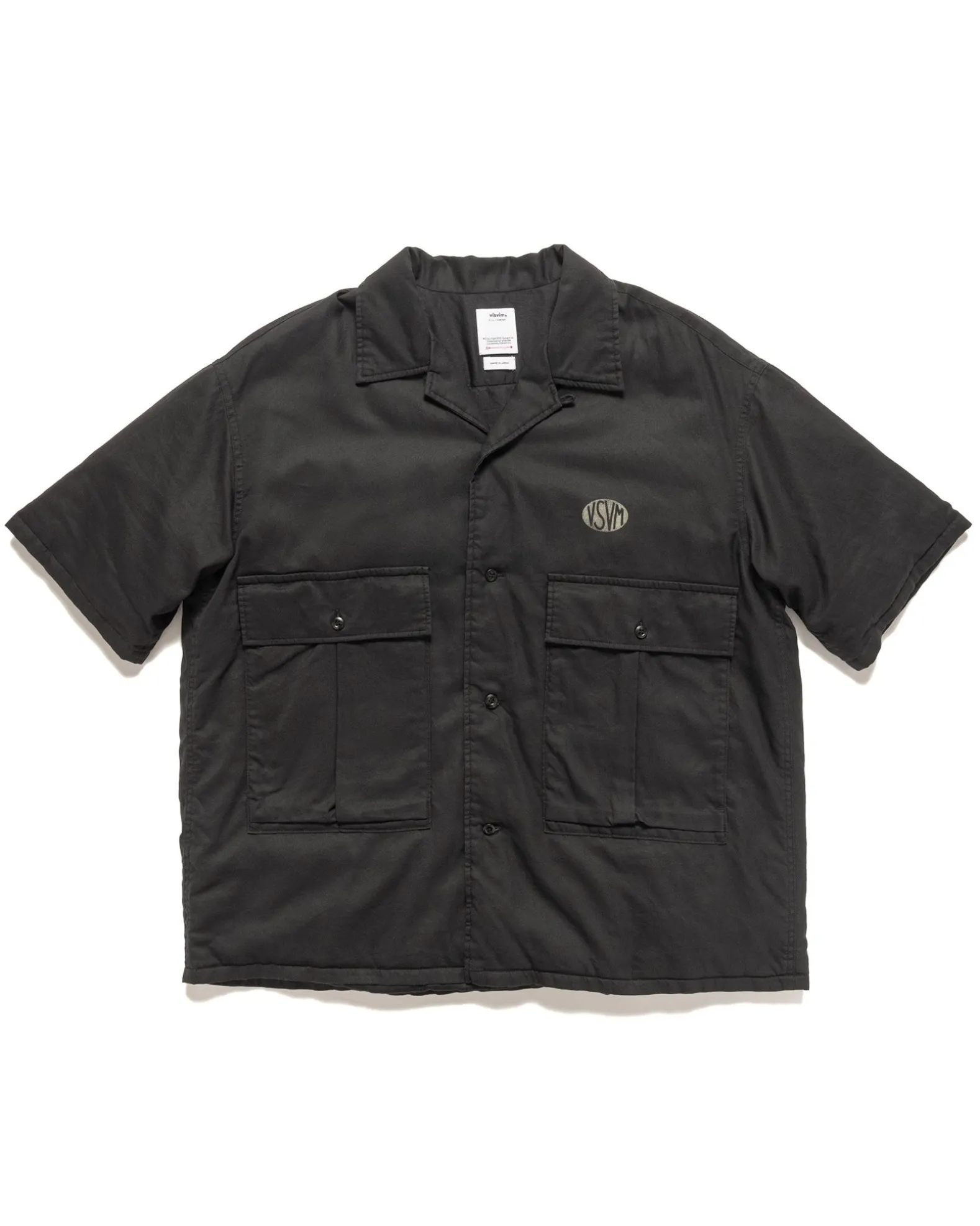 Cornet Down Shirt S/S Black