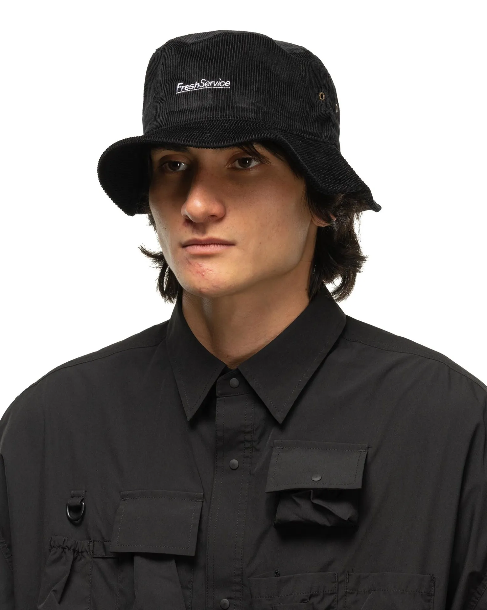 Corporate Corduroy Hat Black