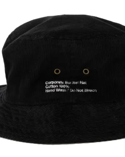 Corporate Corduroy Hat Black