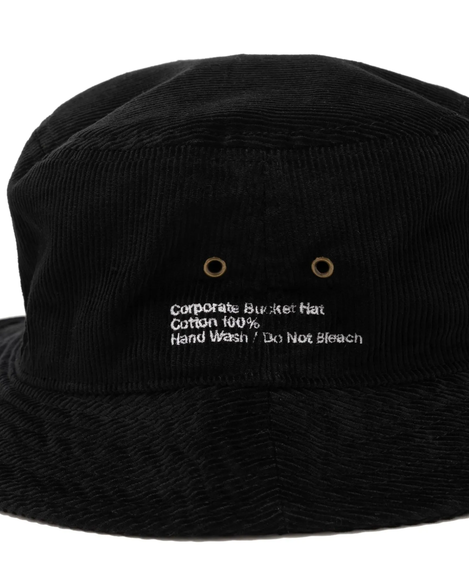 Corporate Corduroy Hat Black