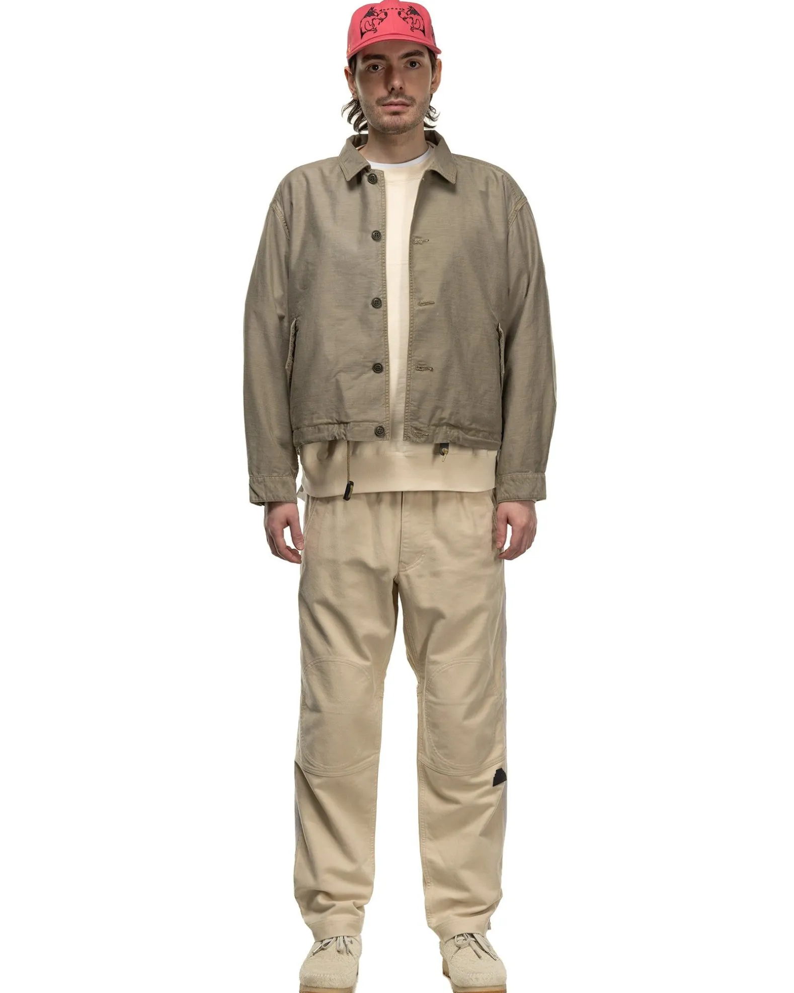 Cotton Jmg Pants Beige