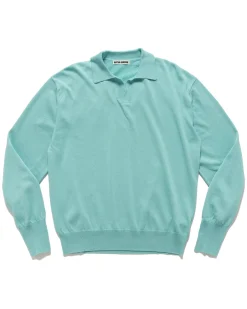 Cotton Knit Skipper Shirt Mint