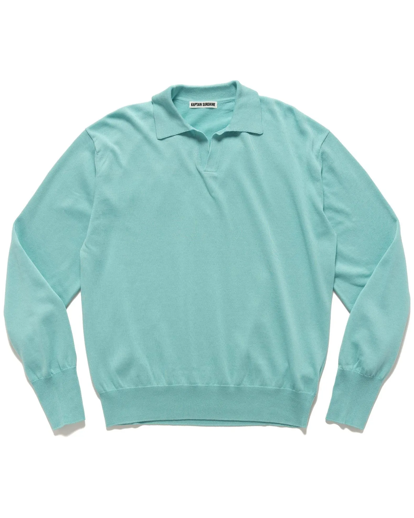 Cotton Knit Skipper Shirt Mint