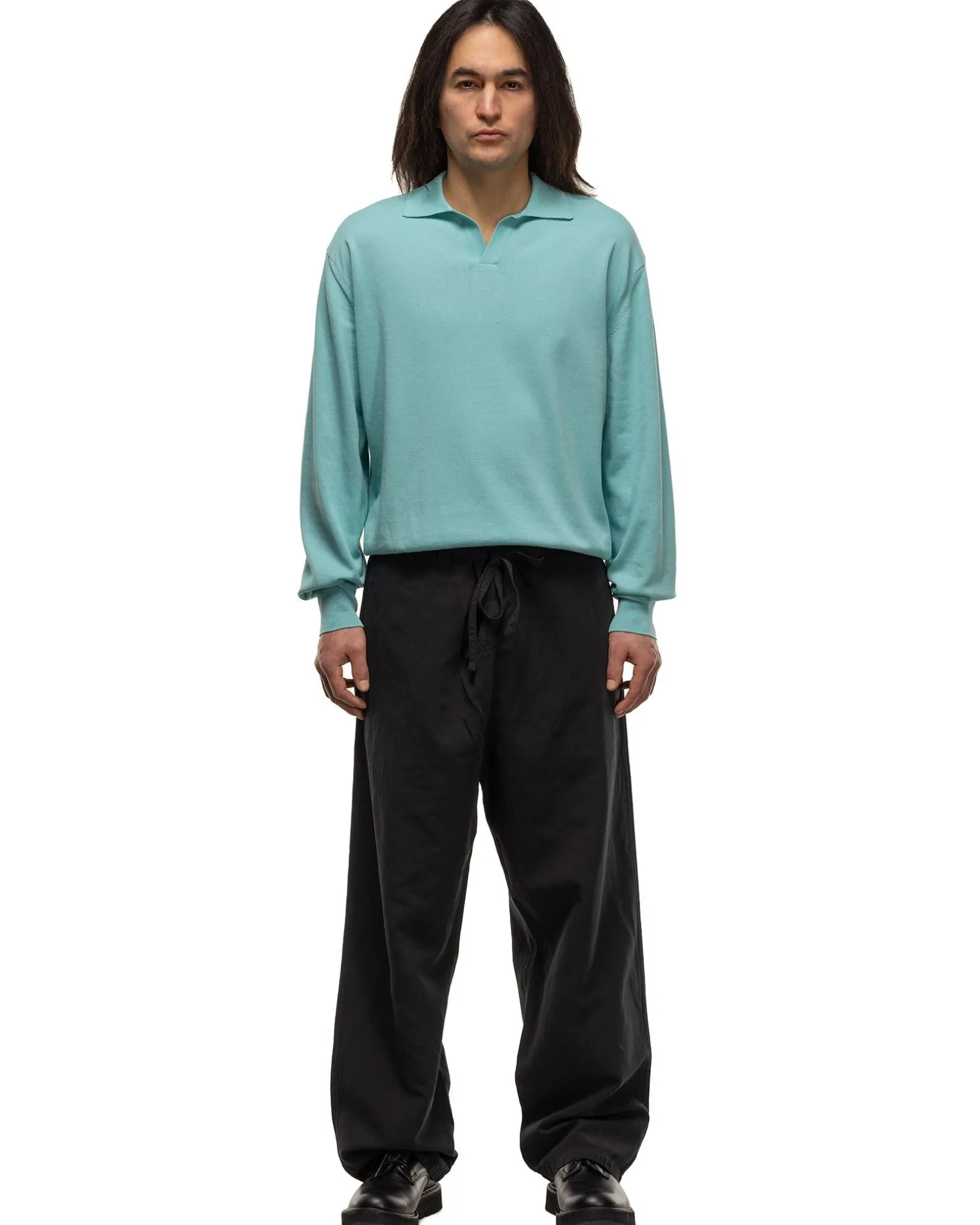 Cotton Knit Skipper Shirt Mint