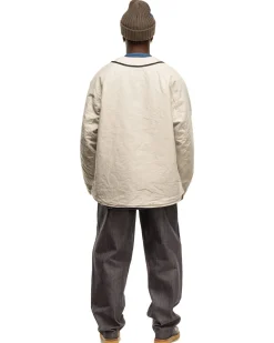 Cotton Linen Canvas X Lining Great Kountry Night Game Baseball Shirt Ecru