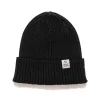 Cotton Rib Beanie Black