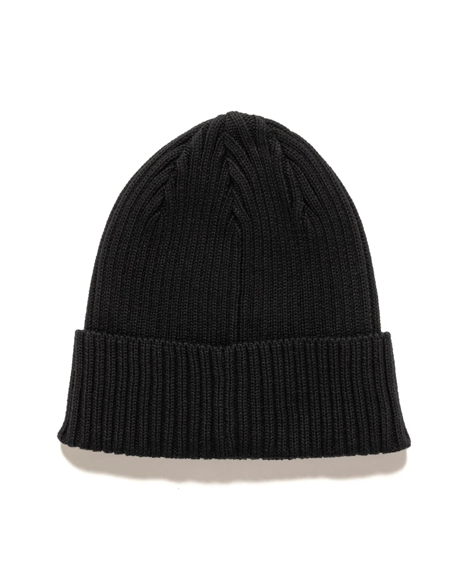 Cotton Rib Beanie Black