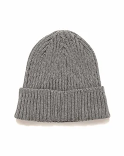 Cotton Rib Beanie Grey