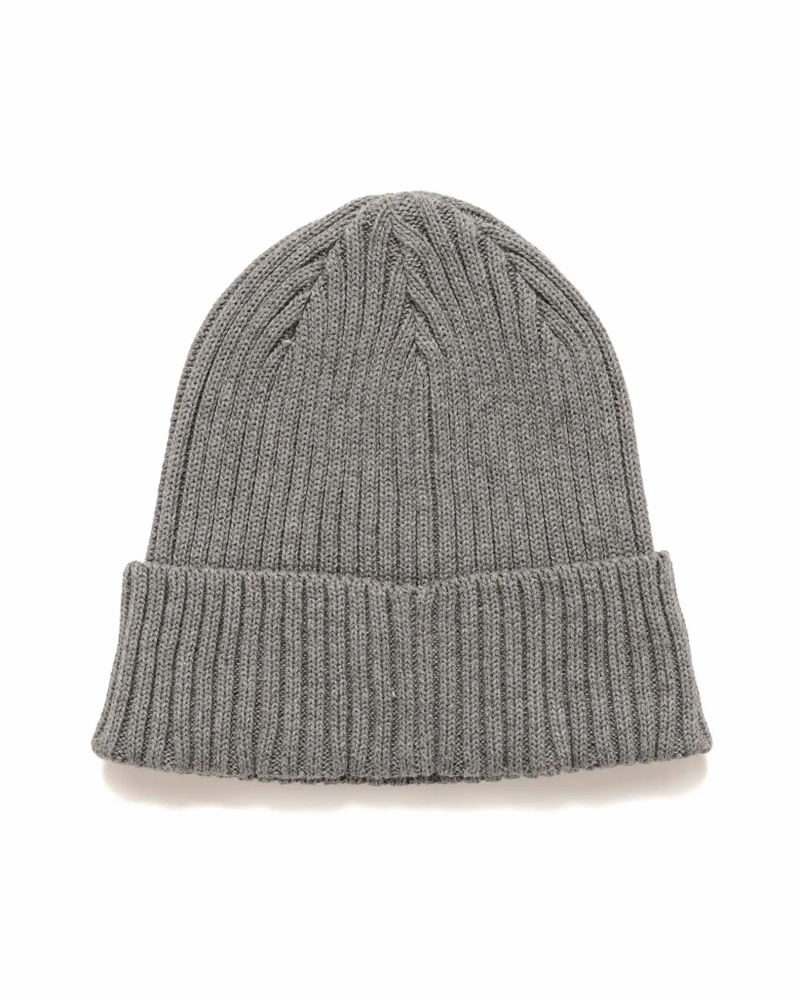 Cotton Rib Beanie Grey