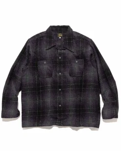 Cowboy One-Up Shirt-W/N/Pe Ombre Plaid Purple
