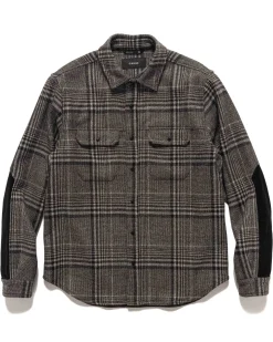 Crescent Shirt-Loro Piana Zelander® Merino Wool Flannel Grey