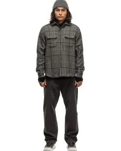Crescent Shirt-Loro Piana Zelander® Merino Wool Flannel Grey