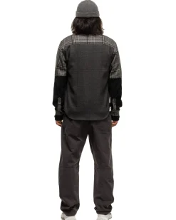 Crescent Shirt-Loro Piana Zelander® Merino Wool Flannel Grey