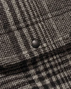 Crescent Shirt-Loro Piana Zelander® Merino Wool Flannel Grey