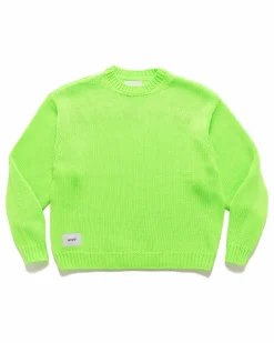 Crew Neck 01/Sweater/Poly. Green