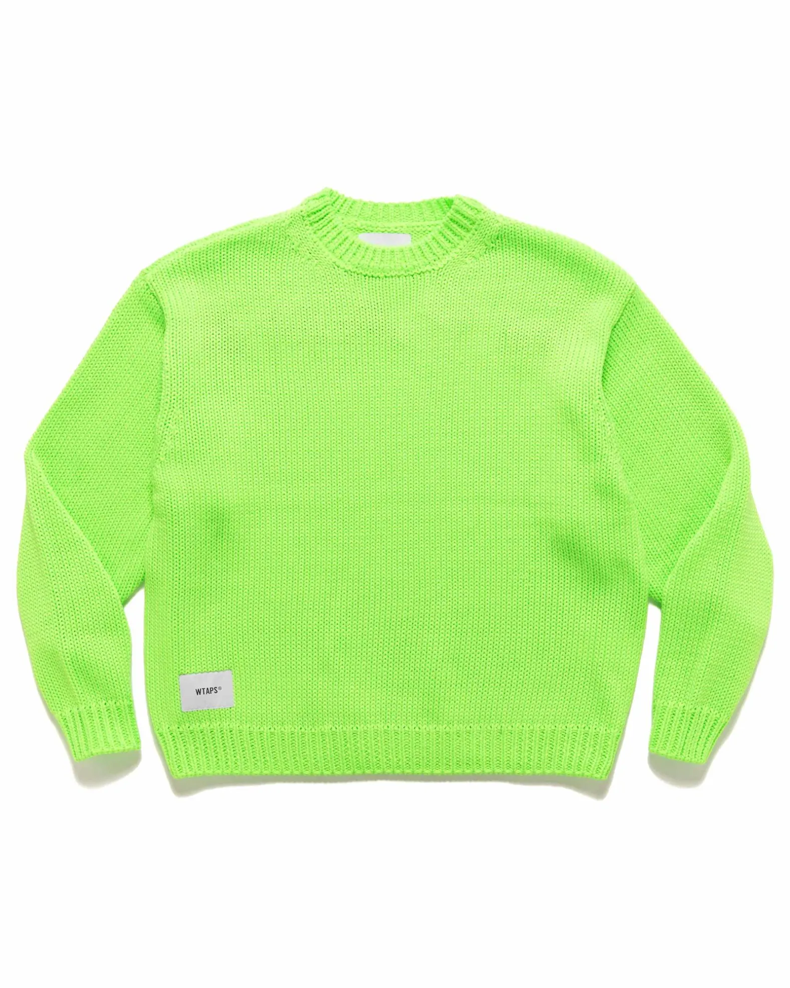 Crew Neck 01/Sweater/Poly. Green