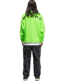 Crew Neck 01/Sweater/Poly. Green